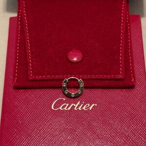 CARTIER Love 18k YG Single Unisex Earring